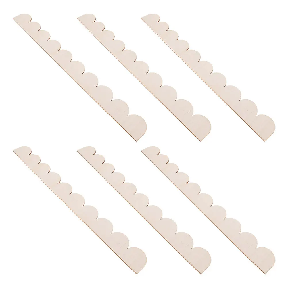 6pcs Wooden Wall Moulding Trim For Home Decor Unfinished Scalloped Diy Cabinet Shelf Edging Kit Decorative Wood Trim For Doors
6pcs Wooden Wall Moulding Trim For Home Decor Unfinished Scalloped Diy Cabinet Shelf Edging Kit Decorative Wood Trim For Doors