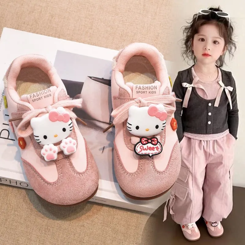 Spring Hello Kitty Girls' Shoes 2026 Children's Board Shoes Cartoon Girls' Sports Training Youterwear Versatile Soft Sole Shoes
Spring Hello Kitty Girls' Shoes 2026 Children's Board Shoes Cartoon Girls' Sports Training Youterwear Versatile Soft Sole Shoes