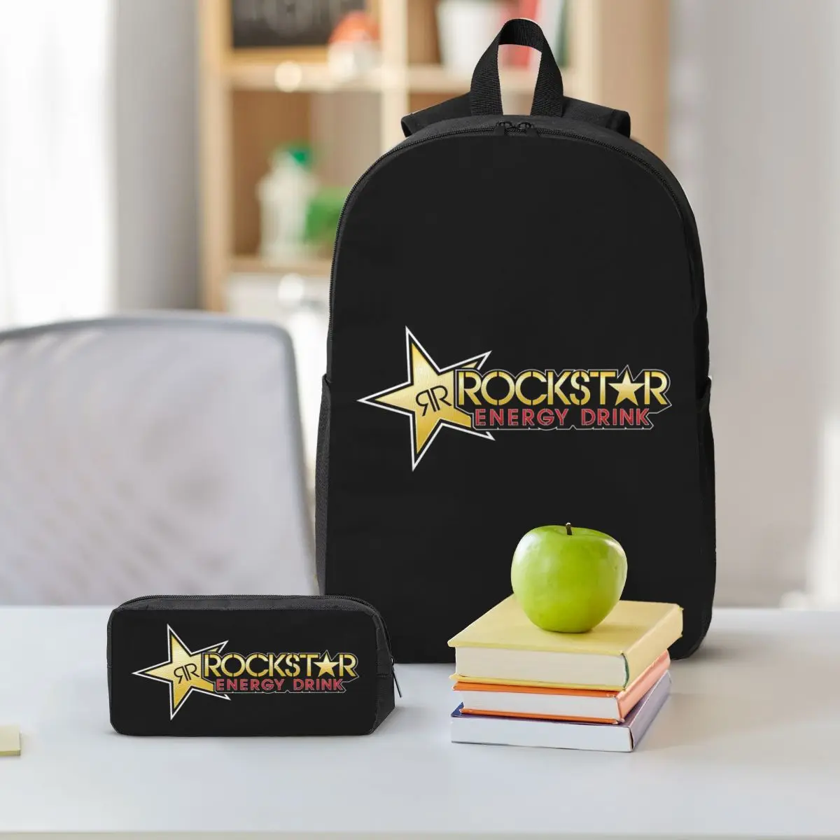 Rockstar Energy Drink Backpack Boys Girls BookBag School Bag Shoulder Bags 3ps Insulated Lunch Bag Pencil Case
Rockstar Energy Drink Backpack Boys Girls BookBag School Bag Shoulder Bags 3ps Insulated Lunch Bag Pencil Case