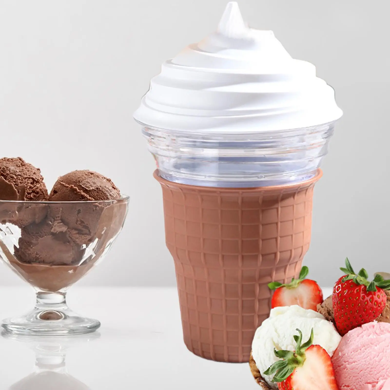 Ice Cream Maker Appliance Portable Sturdy Lightweight Automatic Easy to Use Small Homemade Ice Cream for Kitchen Home Household
Ice Cream Maker Appliance Portable Sturdy Lightweight Automatic Easy to Use Small Homemade Ice Cream for Kitchen Home Household