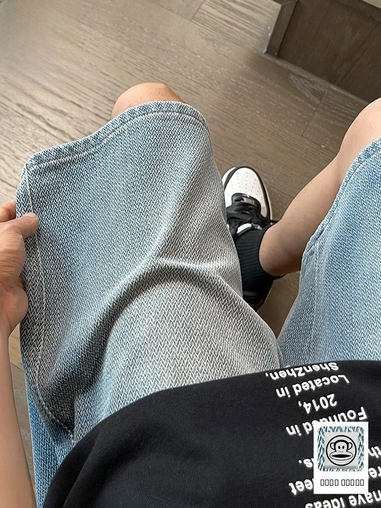 Мужские летние тонкие джинсы PaulFrank с узором «пятиконечная звезда», свободного кроя, прямые штанины, из смесового хлопка и полиэстера
Мужские летние тонкие джинсы PaulFrank с узором «пятиконечная звезда», свободного кроя, прямые штанины, из смесового хлопка и полиэстера