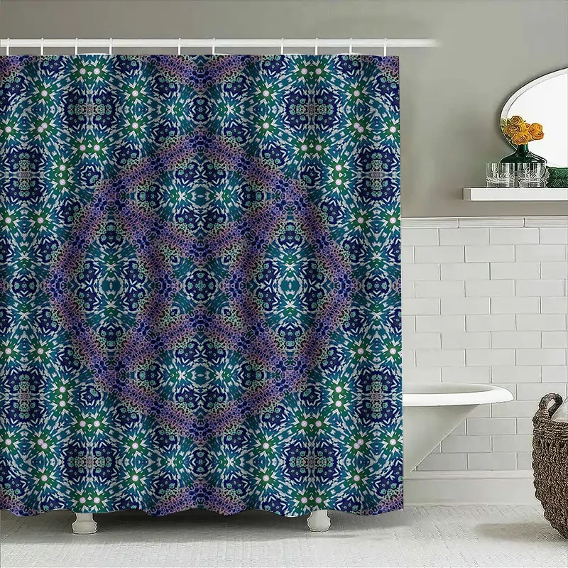 Luxury Bath Shower Curtain Waterproof Pattern Decorative Fabric Print Home Decoration Custom Size 180x240cm Blue Green White
Luxury Bath Shower Curtain Waterproof Pattern Decorative Fabric Print Home Decoration Custom Size 180x240cm Blue Green White