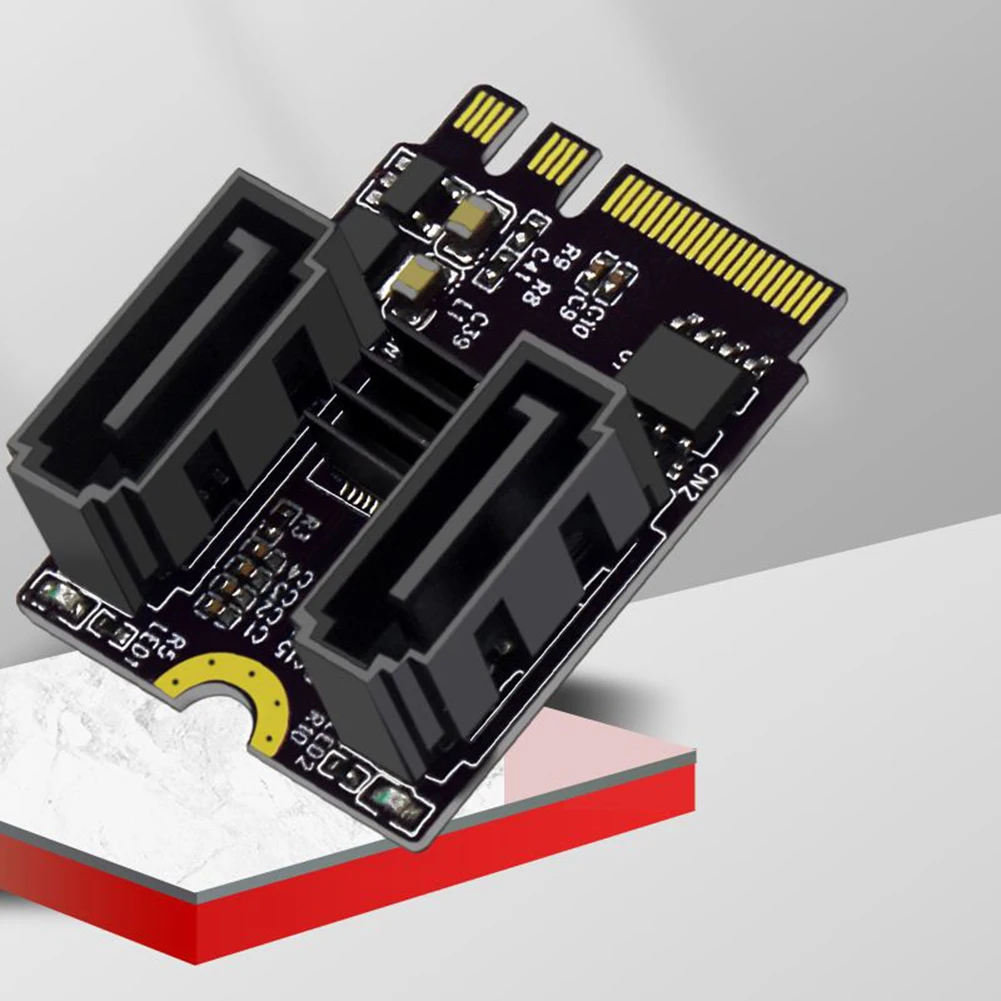 M2 To SATA3.0 Adapter Card Without Driver Installation KEY A + E WIFI M.2 To SATA for NVR/DVR Systems/Industrial Control Machine