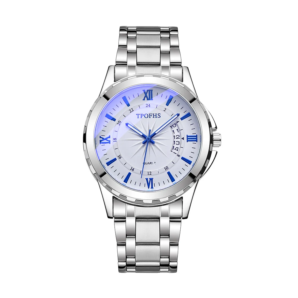 Men's Watch Leisure and Fashion Blue Light Window Calendar Quartz Watch Stainless Steel Male Clock UTHAI CQ266
Men's Watch Leisure and Fashion Blue Light Window Calendar Quartz Watch Stainless Steel Male Clock UTHAI CQ266