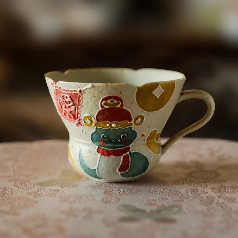 Женская чайная чашка, чайная чашка, красная красная чистая змея с ручной росписью, удача, Fulu
Женская чайная чашка, чайная чашка, красная красная чистая змея с ручной росписью, удача, Fulu