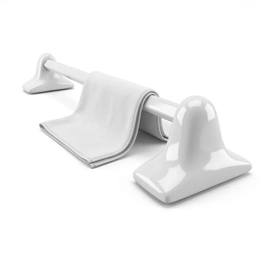 Набор аксессуаров для ванной комнаты из белой глазурованной керамики. Не предназначено для установки на плоские поверхности. Полотенцедержатель. Внутри стены имеется вставка.
Набор аксессуаров для ванной комнаты из белой глазурованной керамики. Не предназначено для установки на плоские поверхности. Полотенцедержатель. Внутри стены имеется вставка.