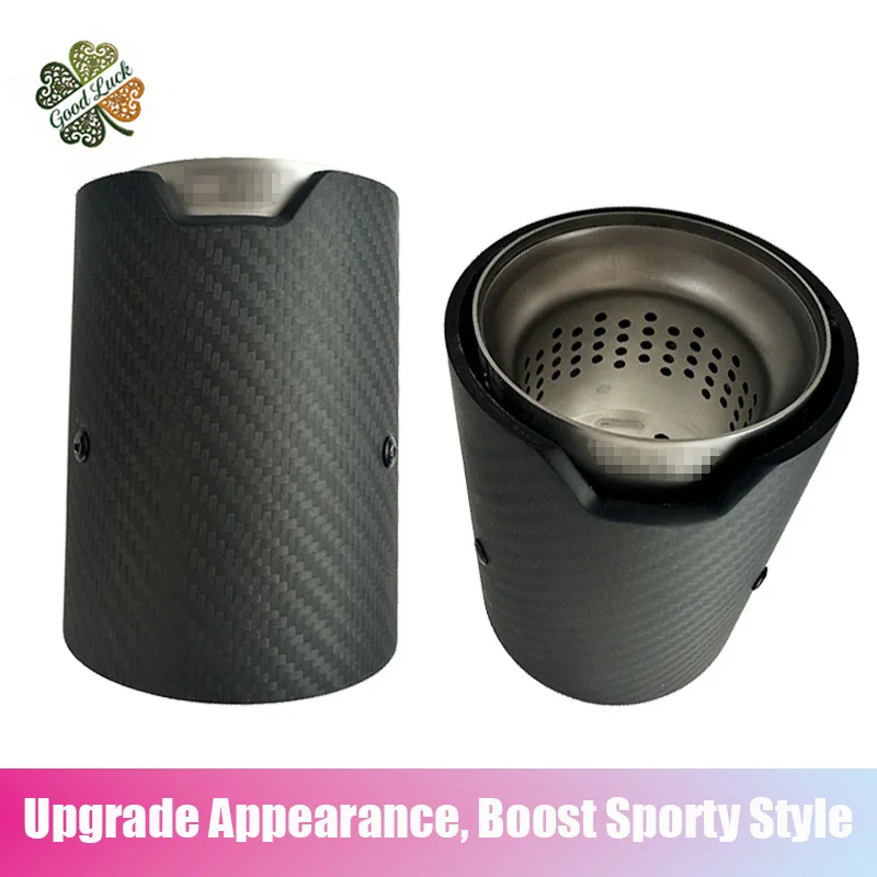 1PC With M Logo Single Exit Inner Black Matte Carbon Fiber Exhaust Tip For BMW Car Modified Muffler Tail Pipe
1PC With M Logo Single Exit Inner Black Matte Carbon Fiber Exhaust Tip For BMW Car Modified Muffler Tail Pipe