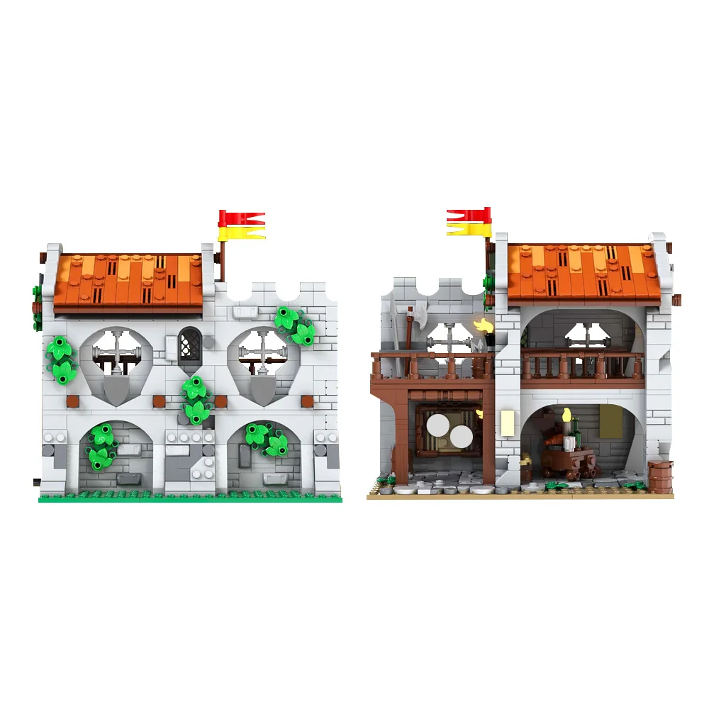 MOC-212374 Archer's Rest Castle Series No. 1 Building Blocks Kit Medieval Town Square Architectural Toy Adult Gift
MOC-212374 Archer's Rest Castle Series No. 1 Building Blocks Kit Medieval Town Square Architectural Toy Adult Gift