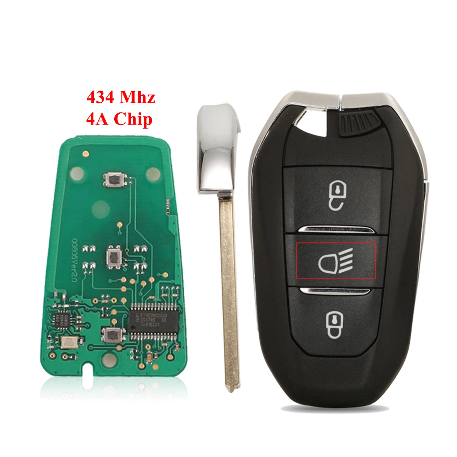 jinyuqin New Remote Car Key For Peugeot 308 408 508 5008 Citroen C4 C4L DS4 DS5 4A/ID46Chip 434MHz Smart Keyless Go
jinyuqin New Remote Car Key For Peugeot 308 408 508 5008 Citroen C4 C4L DS4 DS5 4A/ID46Chip 434MHz Smart Keyless Go