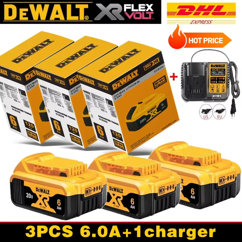 ️Certified Original DEWALT 20V 6Ah Li-ion Battery ⚡️High - Speed Charge |Premium Capacity for DCB Tool Series
️Certified Original DEWALT 20V 6Ah Li-ion Battery ⚡️High - Speed Charge |Premium Capacity for DCB Tool Series