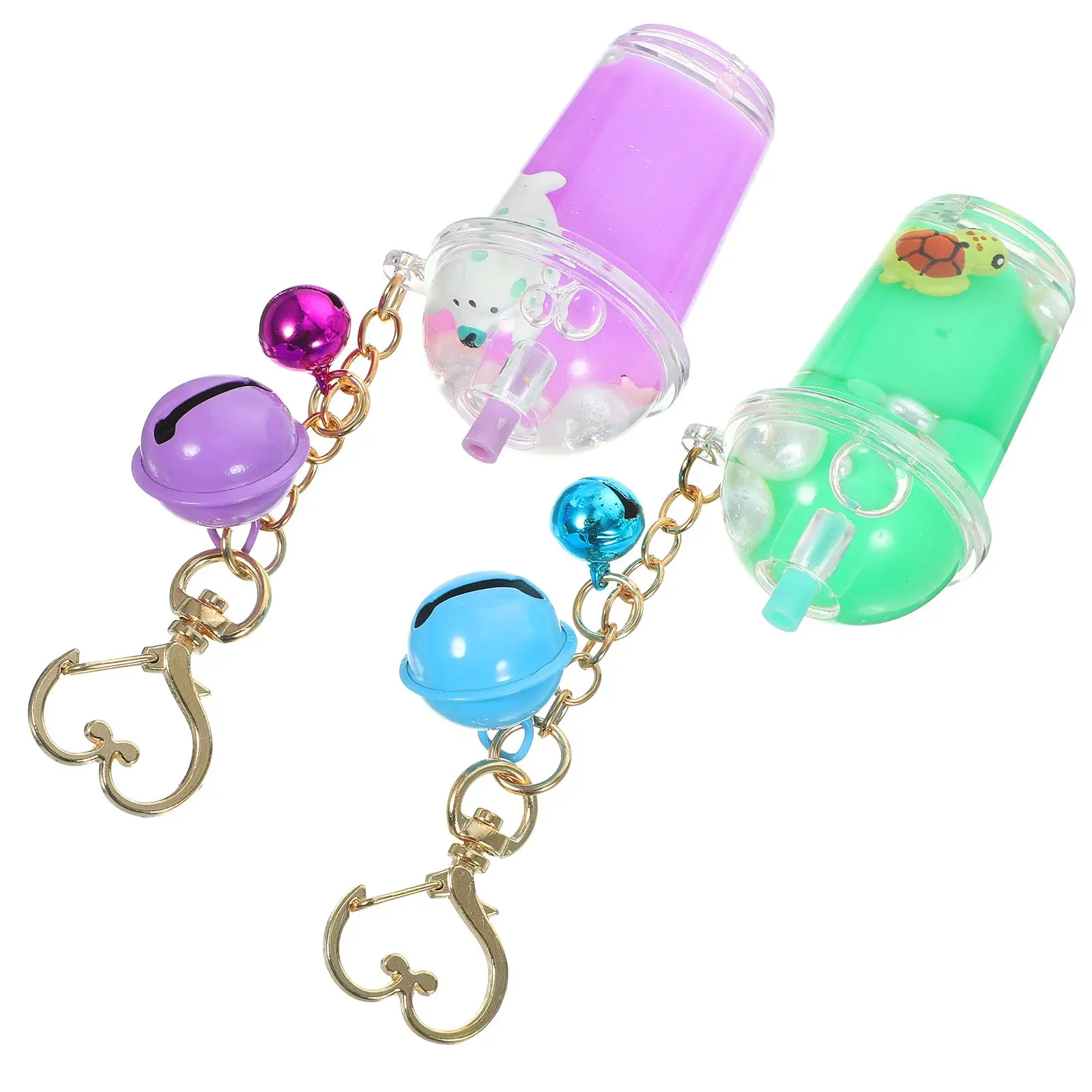 2 Pcs Milk Tea Cup Keychain Cute Bell Bag Charm Purple Accessories Kids Happy Life Key Ring Pendants
2 Pcs Milk Tea Cup Keychain Cute Bell Bag Charm Purple Accessories Kids Happy Life Key Ring Pendants