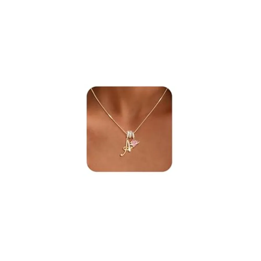 Valentines Day Gifts - Heart Initial Necklaces for Women, 14K Gold Plated A-Z Letter Pendant Necklaces Dainty Monogram Name Nec
Valentines Day Gifts - Heart Initial Necklaces for Women, 14K Gold Plated A-Z Letter Pendant Necklaces Dainty Monogram Name Nec
