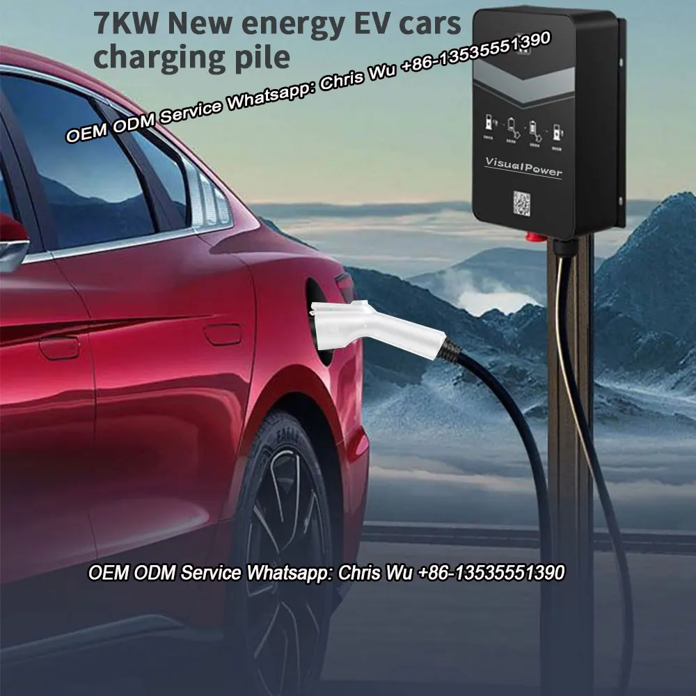 Новая зарядная станция COSSIFTW VisualPower GB/T стандарта AC 220 В, коммерческая электрическая Автомобильная зарядная станция 7 кВт с радиочастотной идентификацией, зарядная станция для электромобилей
Новая зарядная станция COSSIFTW VisualPower GB/T стандарта AC 220 В, коммерческая электрическая Автомобильная зарядная станция 7 кВт с радиочастотной идентификацией, зарядная станция для электромобилей