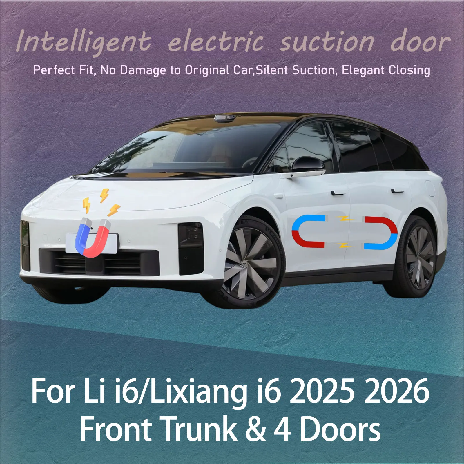 Electric Soft Close Door Kit Front Trunk For Li i6/Lixiang i6 2025+ Auto Silent Anti-Slam Suction Door System Automatic
Electric Soft Close Door Kit Front Trunk For Li i6/Lixiang i6 2025+ Auto Silent Anti-Slam Suction Door System Automatic