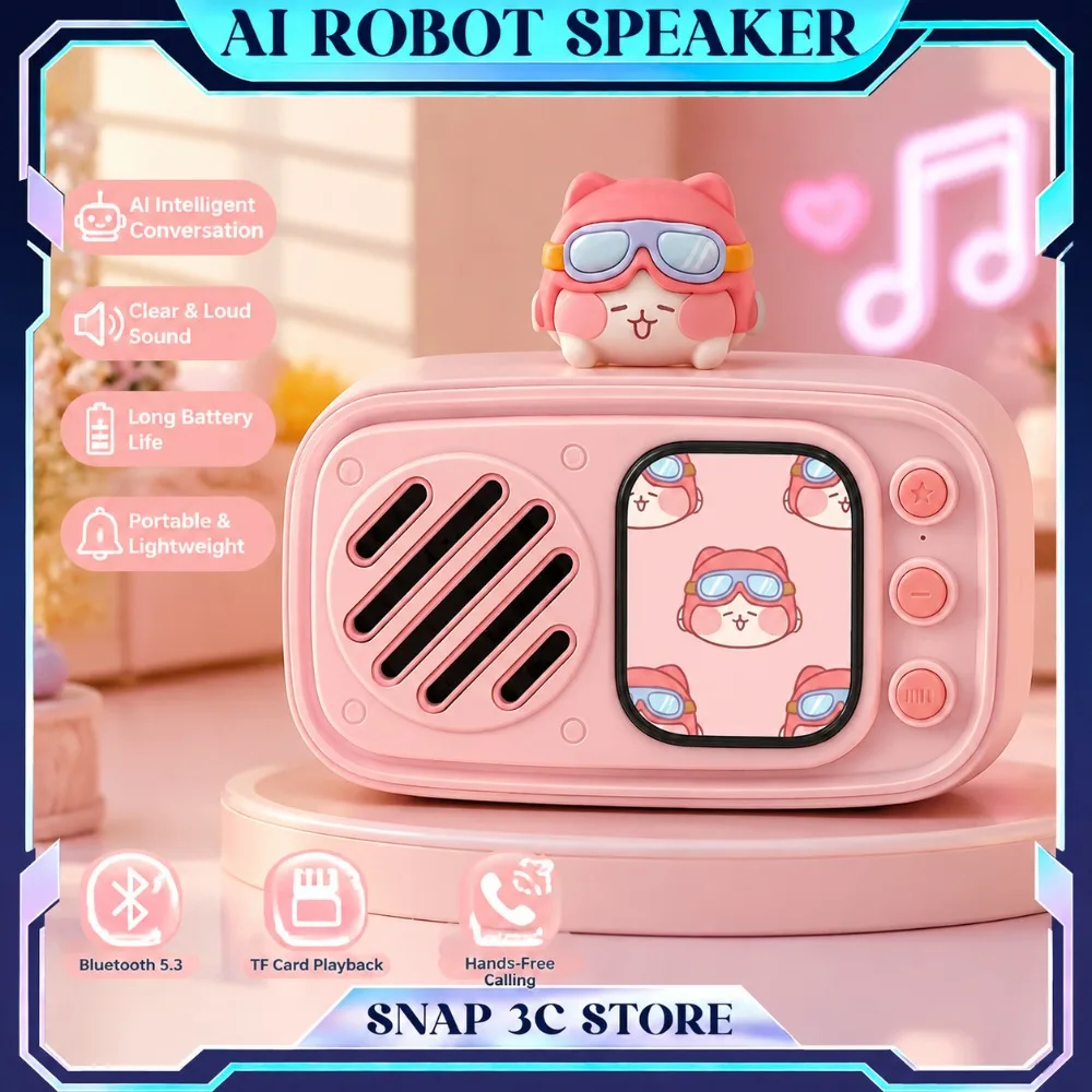 Xiaozhi Smart AI Agent Robot Speaker Voice Interruption Feature Continuous Talk Language Learning Educational Robots Gifts
Xiaozhi Smart AI Agent Robot Speaker Voice Interruption Feature Continuous Talk Language Learning Educational Robots Gifts