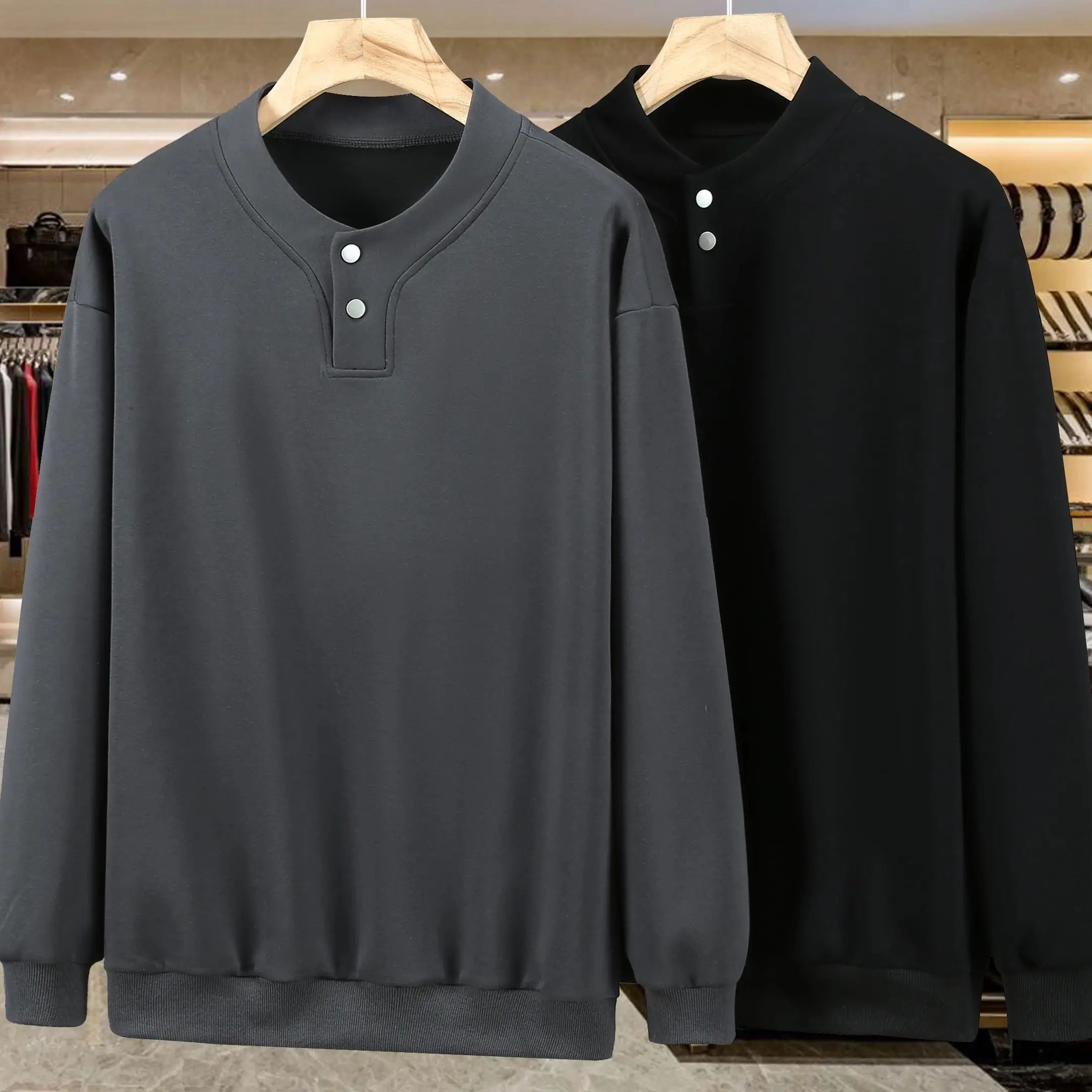 plus Size Long Sleeve T-Shirt Men's Spring Autumn Loose Fitted round Neck Sweatshirt for plus Size Men
plus Size Long Sleeve T-Shirt Men's Spring Autumn Loose Fitted round Neck Sweatshirt for plus Size Men