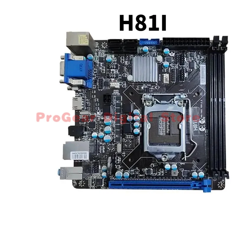 Used for MSI H81I LGA1150 Mini-ITX DDR3 All Solid Capacitor Mini Motherboard
Used for MSI H81I LGA1150 Mini-ITX DDR3 All Solid Capacitor Mini Motherboard