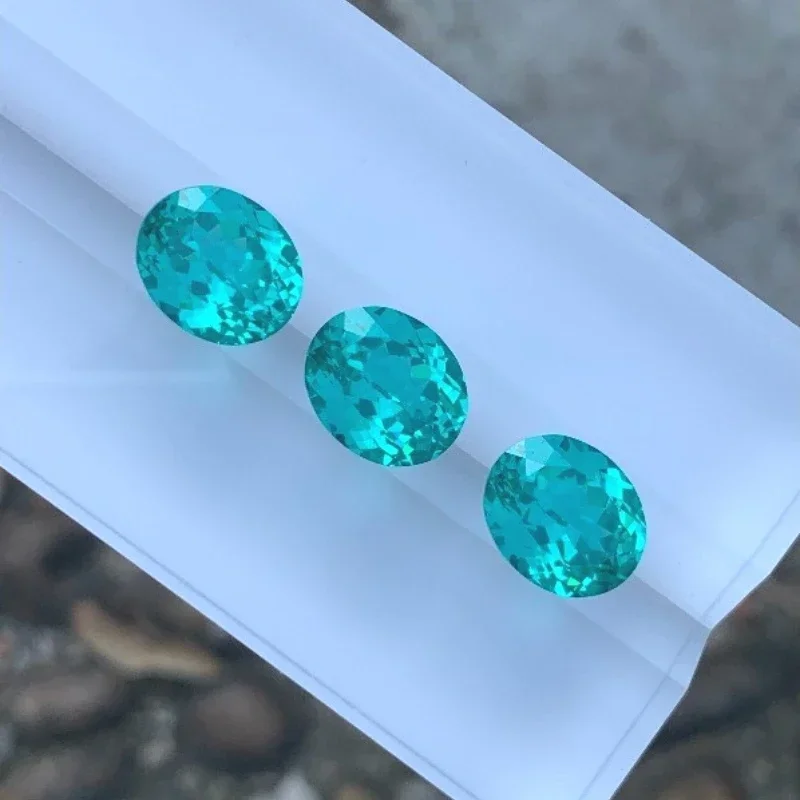 M-Lab Grown Paraiba Gemstone Oval Cut Lab Created Sapphire Precious Stone Top Quality with Certificate Daily Matching
M-Lab Grown Paraiba Gemstone Oval Cut Lab Created Sapphire Precious Stone Top Quality with Certificate Daily Matching