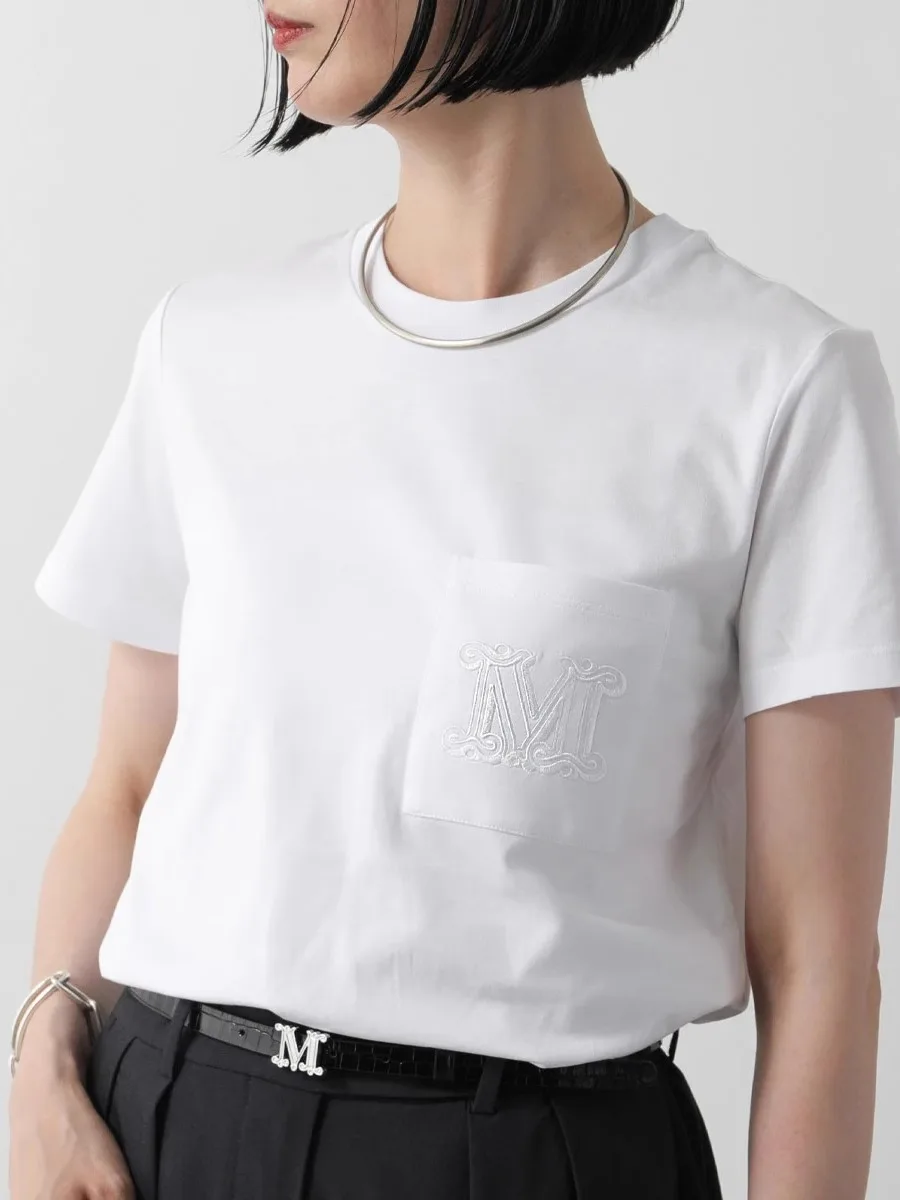 MaxMusk.X Women's round Neck T-Shirt Cotton Casual Fashion Versatile New Summer Collection Comfortable Short Sleeve Top
MaxMusk.X Women's round Neck T-Shirt Cotton Casual Fashion Versatile New Summer Collection Comfortable Short Sleeve Top
