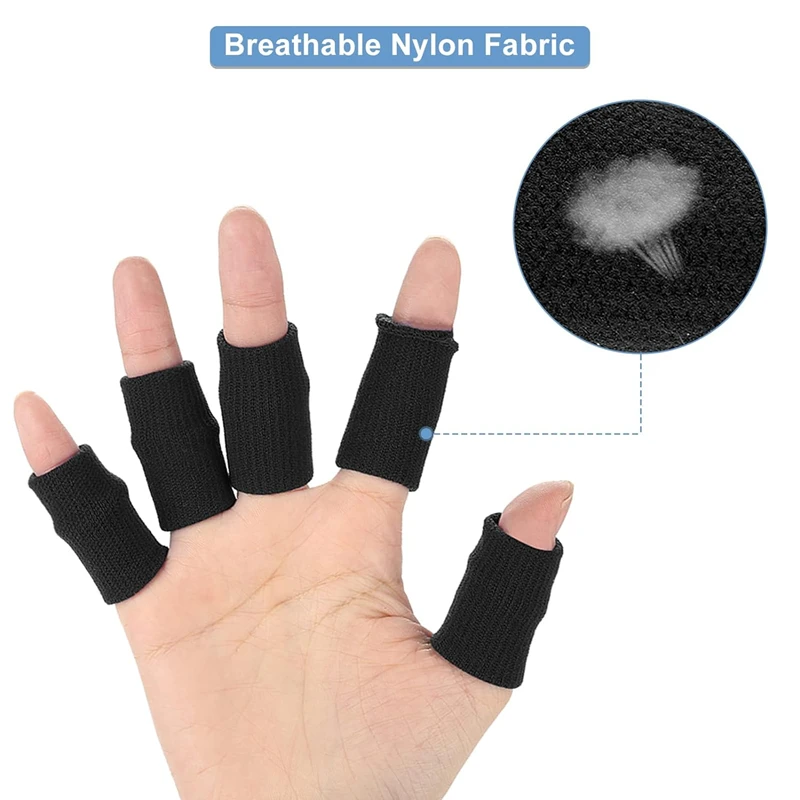 10Pcs Comfortable Finger Brace Splint Sleeve Thumb Support Protector Elastic Breathable Stabilizers for Golf
10Pcs Comfortable Finger Brace Splint Sleeve Thumb Support Protector Elastic Breathable Stabilizers for Golf