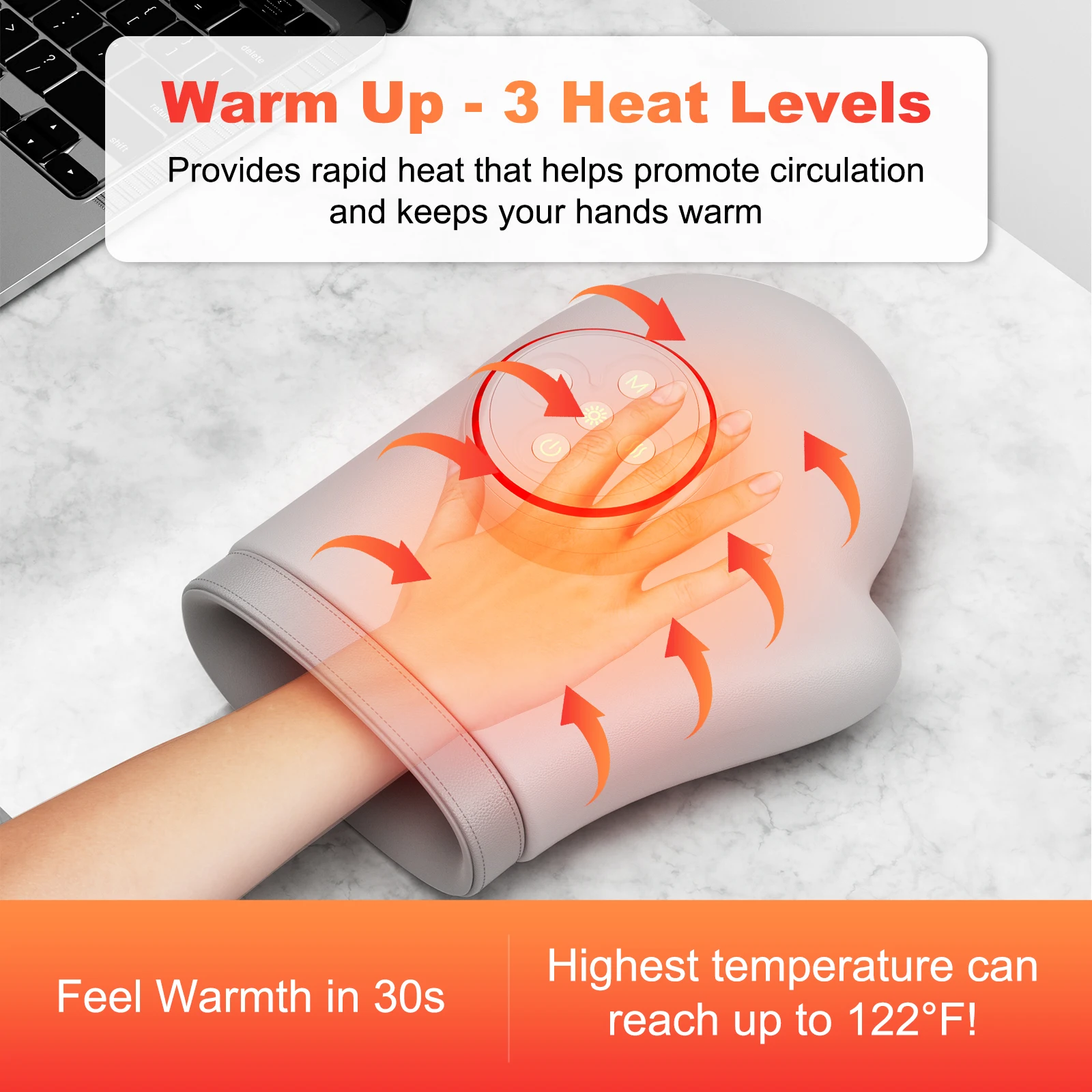 LEERCON Compression Hand Massager with Vibration & Heat – Finger, Wrist & Palm Glove for Muscle Relax, Gift for Men & Women
LEERCON Compression Hand Massager with Vibration & Heat – Finger, Wrist & Palm Glove for Muscle Relax, Gift for Men & Women