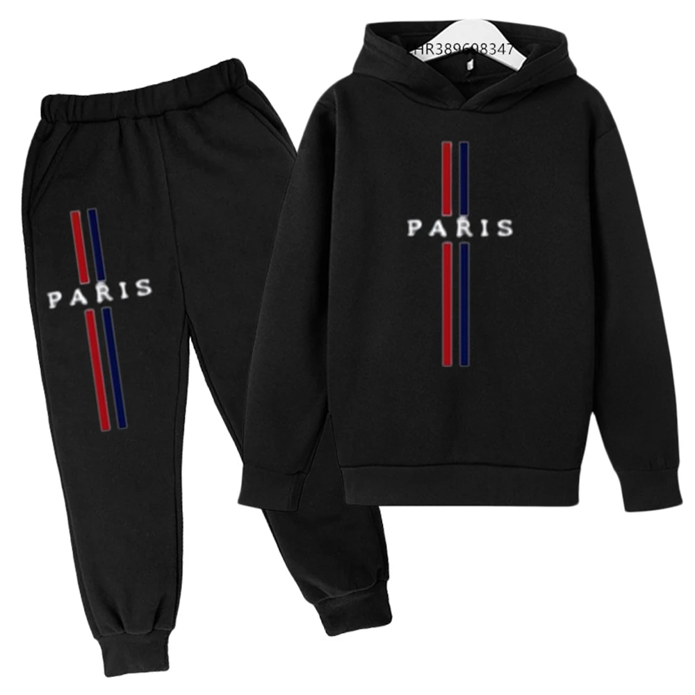 Autumn winter Children Sets Paris brand Hoodies Black Suitable Kids Boys Girls 3-12 Years Sweatshirts leisure Coat
Autumn winter Children Sets Paris brand Hoodies Black Suitable Kids Boys Girls 3-12 Years Sweatshirts leisure Coat 