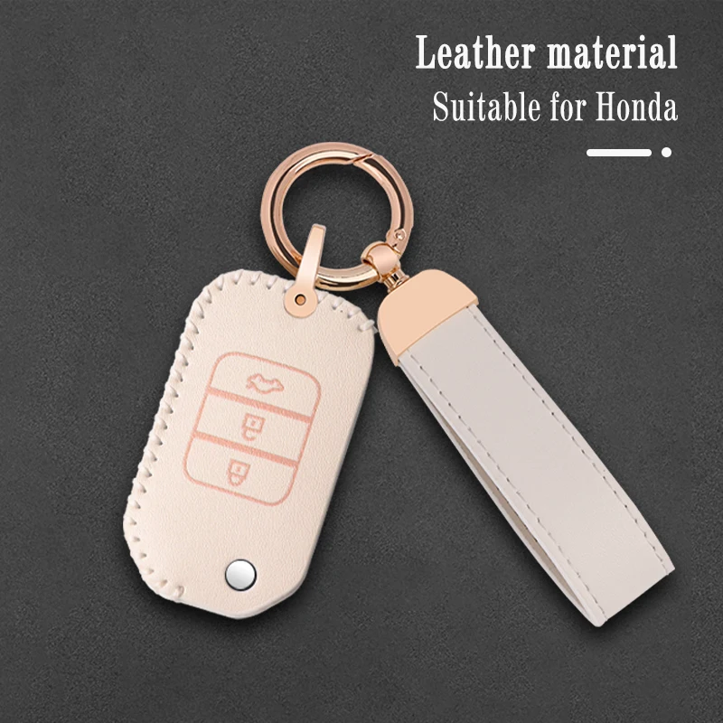 Stylish Leather Car Remote Key Case Cover For Honda Civic HRV CRV XRV CR-V Crider Odyssey Pilot Fit Accord Protector Accessories
Stylish Leather Car Remote Key Case Cover For Honda Civic HRV CRV XRV CR-V Crider Odyssey Pilot Fit Accord Protector Accessories