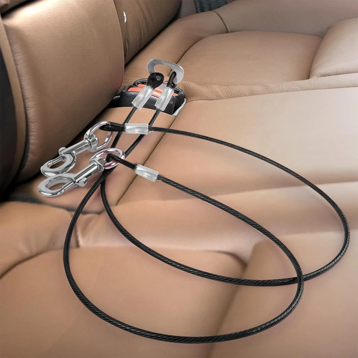 Double dog Car Belt Two Dogs Vehicle safety belts Travel Seat Belt Clip Leash Stainless steel Restraint Belt Auto Traction Leads
Double dog Car Belt Two Dogs Vehicle safety belts Travel Seat Belt Clip Leash Stainless steel Restraint Belt Auto Traction Leads