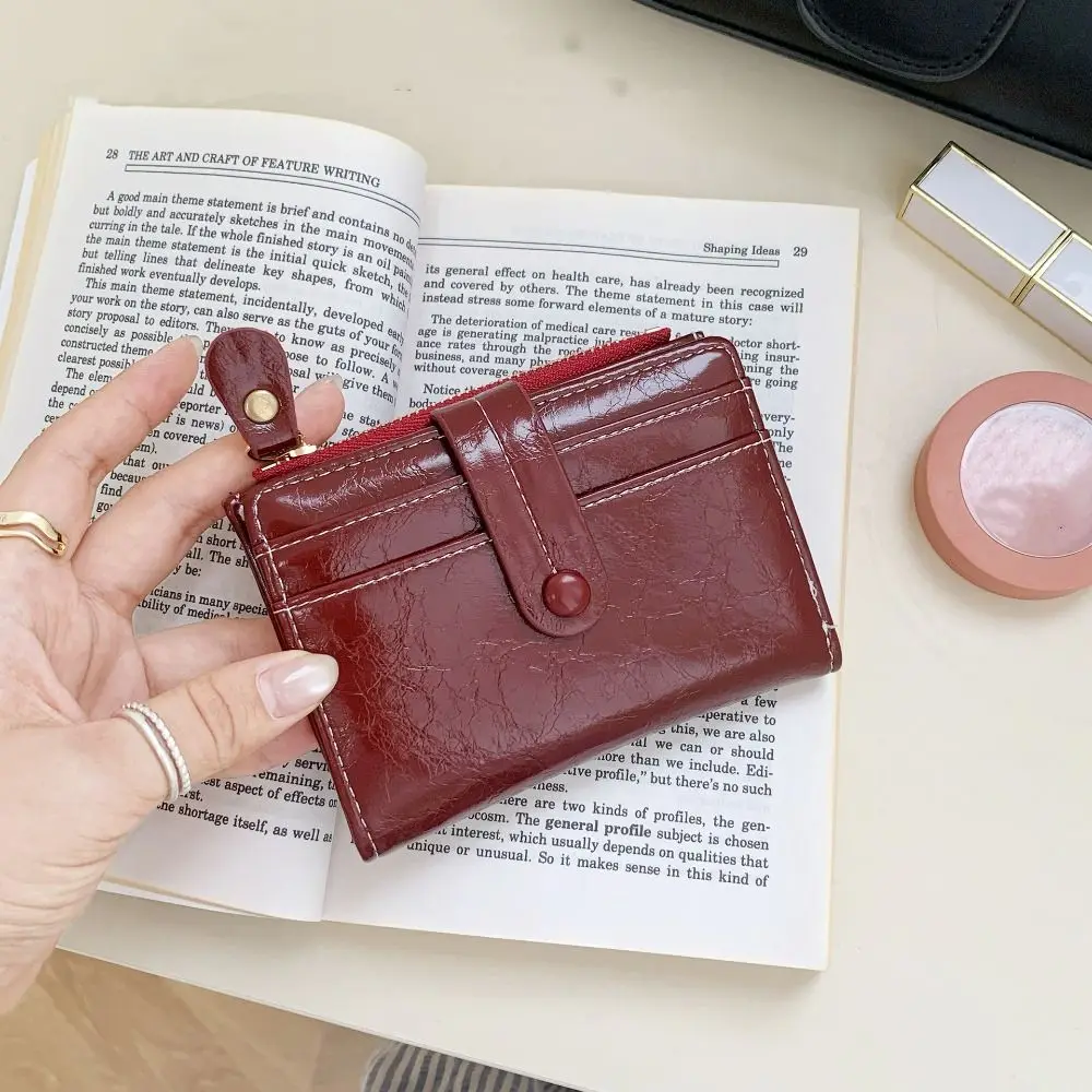Vintage Retro Women's Wallet Zipper Card Holder Pu Short Wallet Ultra Thin Multi-function Coin Purse Student
Vintage Retro Women's Wallet Zipper Card Holder Pu Short Wallet Ultra Thin Multi-function Coin Purse Student