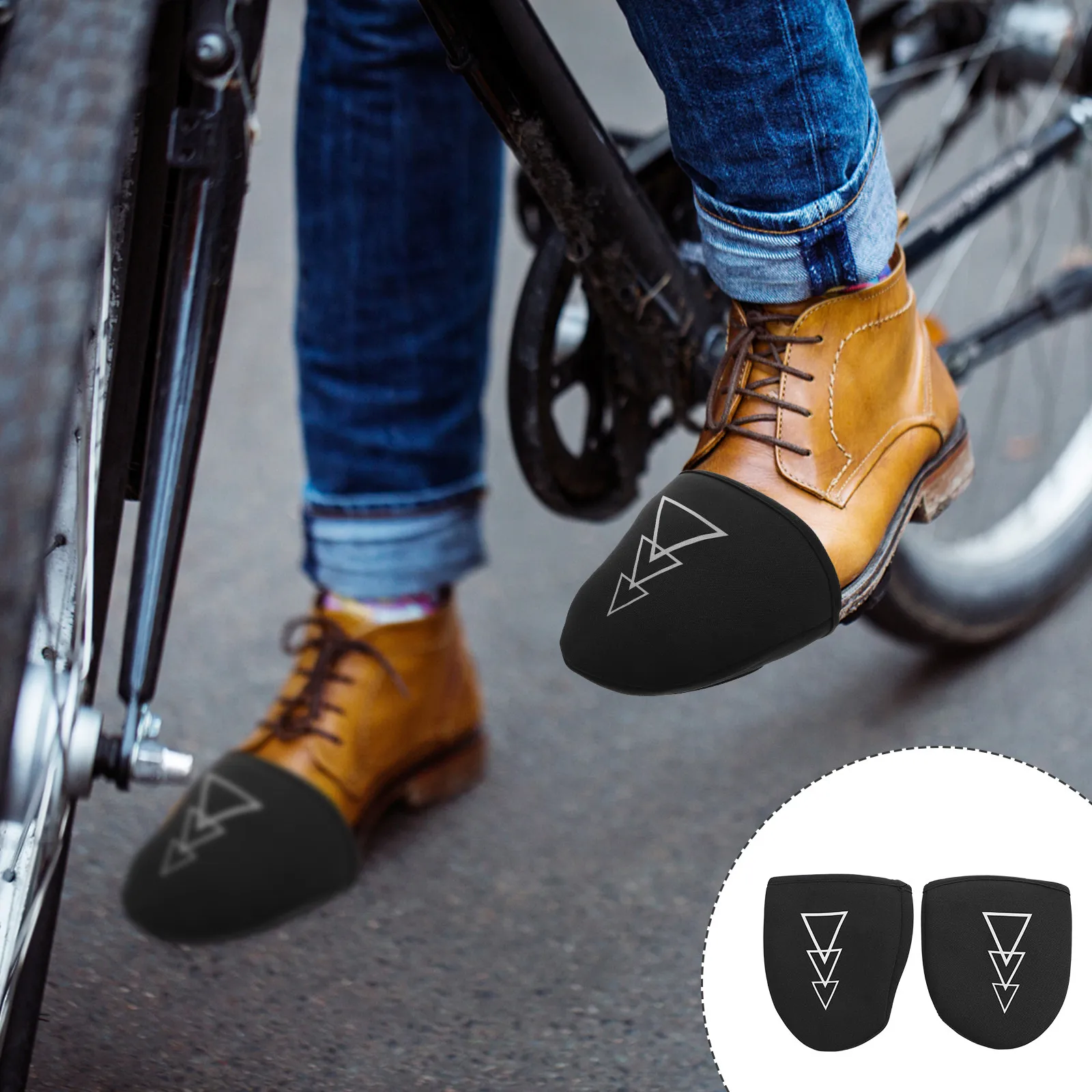 1Pair Waterproof Warm Cycling Shoe Covers Windproof Thermal Bike Overshoes Half Shoes Cover for Road and Mountain Riding
1Pair Waterproof Warm Cycling Shoe Covers Windproof Thermal Bike Overshoes Half Shoes Cover for Road and Mountain Riding