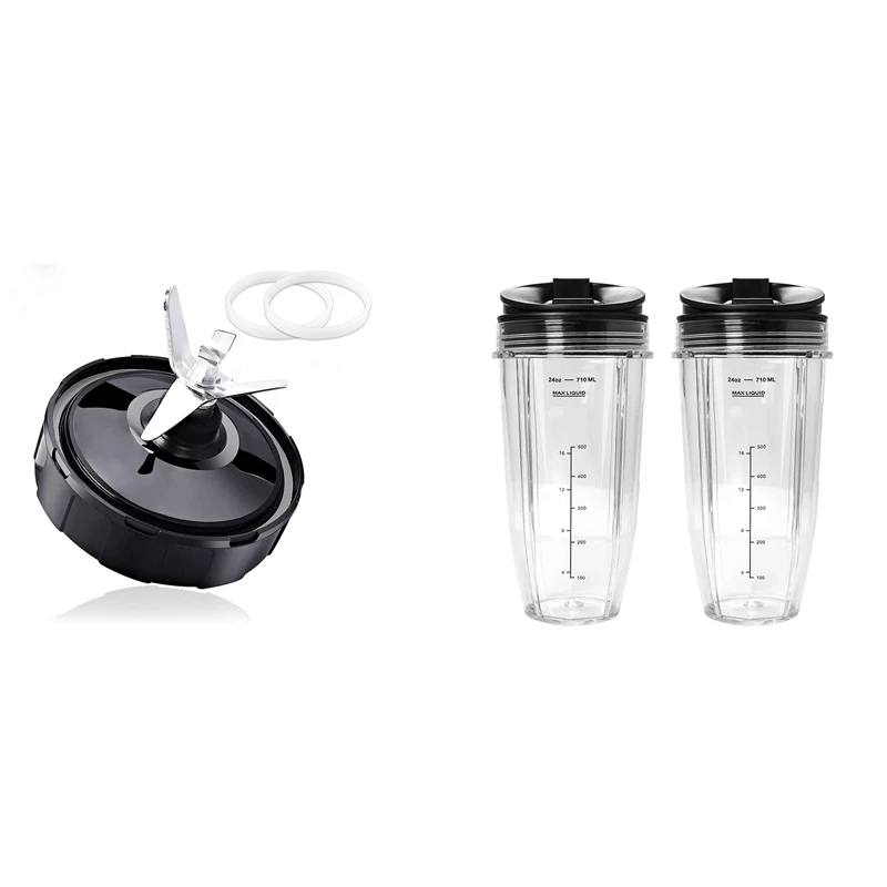 B82B-7 Fin Extractor Blade Replacement Parts For Juicer With 2 Pack Replacement 24Oz Cup With Spout Lid
B82B-7 Fin Extractor Blade Replacement Parts For Juicer With 2 Pack Replacement 24Oz Cup With Spout Lid