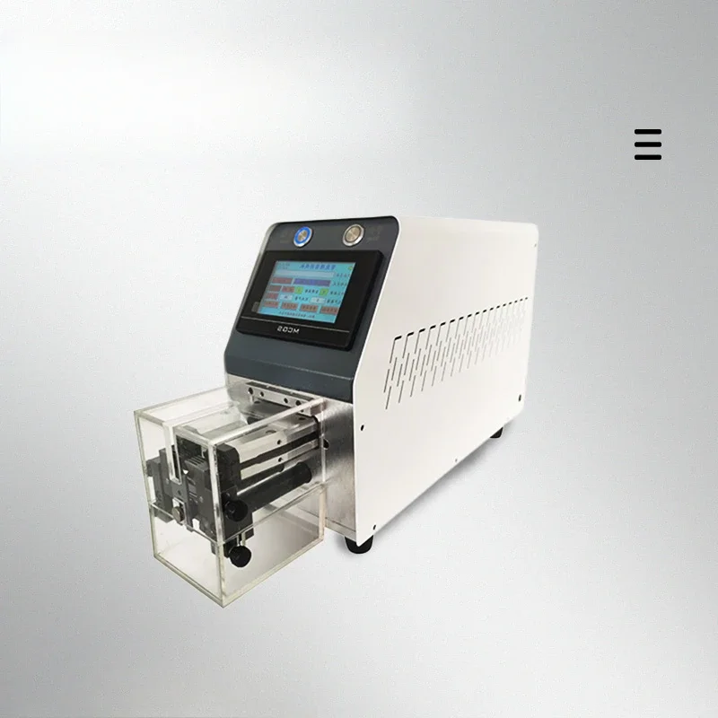 machine Pure electric precision stripping machine 90 ° V type knife edge acrylic cover coaxial wire stripping machine
machine Pure electric precision stripping machine 90 ° V type knife edge acrylic cover coaxial wire stripping machine