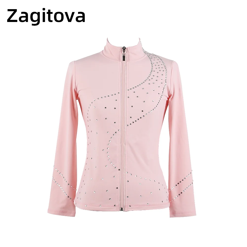 ZAGITOVA Figure Skating Practice Jacket Girls Women Ice Skating Tops Black Thick Velvet Diamond
ZAGITOVA Figure Skating Practice Jacket Girls Women Ice Skating Tops Black Thick Velvet Diamond