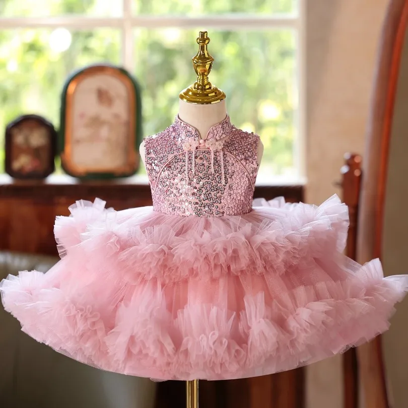 High-End Children's Princess Costume Host's Piano Performance Birthday Party Dresses For Girls A4866 Vestidos Bridesmaid Dresses
High-End Children's Princess Costume Host's Piano Performance Birthday Party Dresses For Girls A4866 Vestidos Bridesmaid Dresses