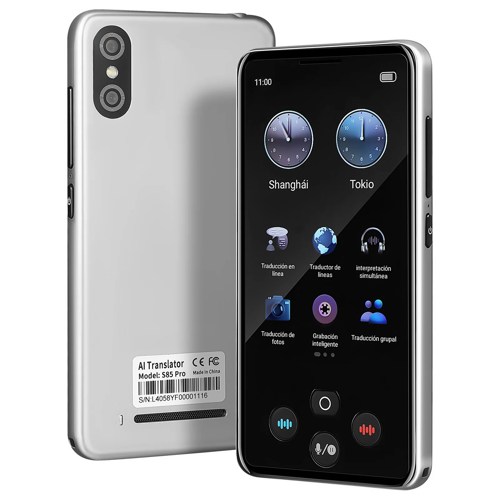 Smart Portable Language Translator Device Offline Instant Translation 138 Languages Real Time Travel Translation Tool Wireless 
Smart Portable Language Translator Device Offline Instant Translation 138 Languages Real Time Travel Translation Tool Wireless