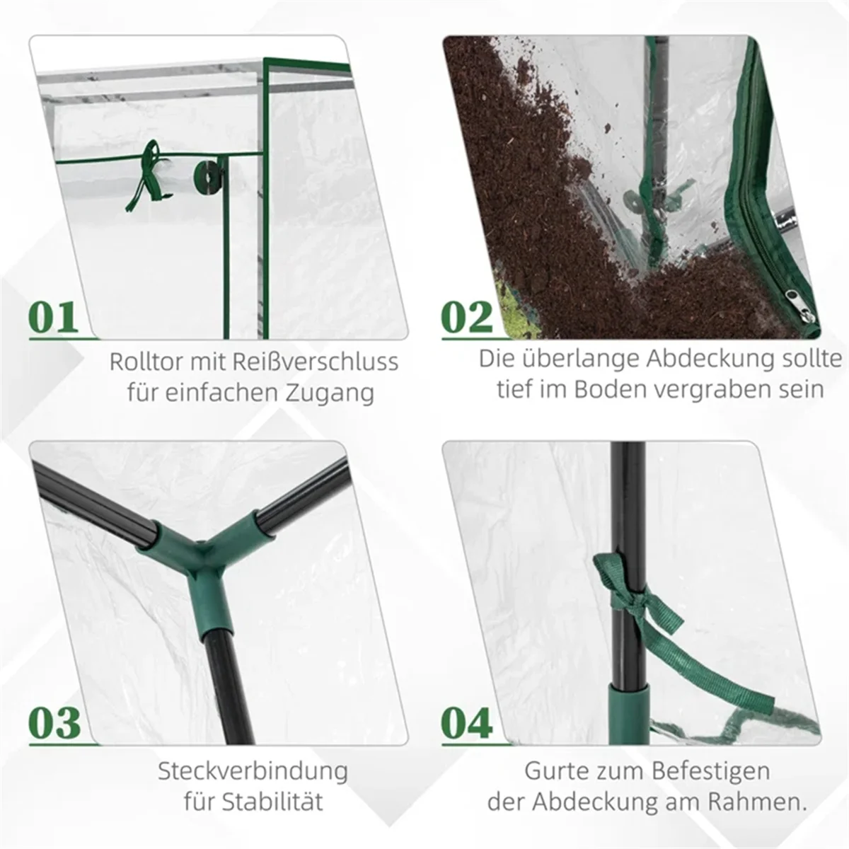 X65A_Greenhouse Replacement Cover Outdoor Grow Tent Waterproof Anti-UV Greenhouse Cover Portable Mini Garden Greenhouse
X65A_Greenhouse Replacement Cover Outdoor Grow Tent Waterproof Anti-UV Greenhouse Cover Portable Mini Garden Greenhouse