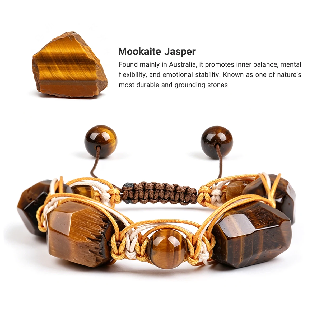 Men Natural Yellow Tiger Eye Raw Stone Braided Bracelet Lucky Wealth Healing Crystal Hand Jewelry Gift For Male Father Husband
Men Natural Yellow Tiger Eye Raw Stone Braided Bracelet Lucky Wealth Healing Crystal Hand Jewelry Gift For Male Father Husband