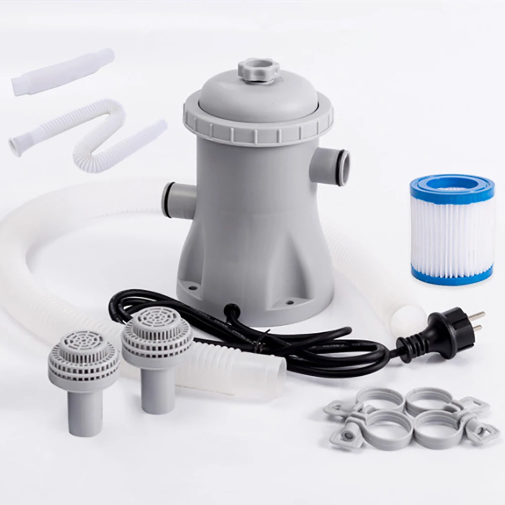 AC 110V-240V Swimming Pool Filter Pump 330 Gallons Water Pump Household Pool Cleaner Water Circulating Filter Pump
AC 110V-240V Swimming Pool Filter Pump 330 Gallons Water Pump Household Pool Cleaner Water Circulating Filter Pump