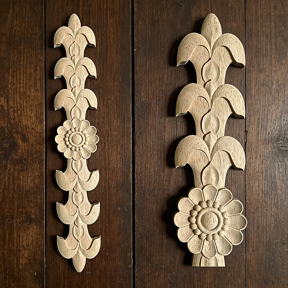 4PCS 16-48cm Unpainted Wood Oak Carved Wave Flower Onlay Decal Corner Applique Wooden for Home Decor Decoration
4PCS 16-48cm Unpainted Wood Oak Carved Wave Flower Onlay Decal Corner Applique Wooden for Home Decor Decoration