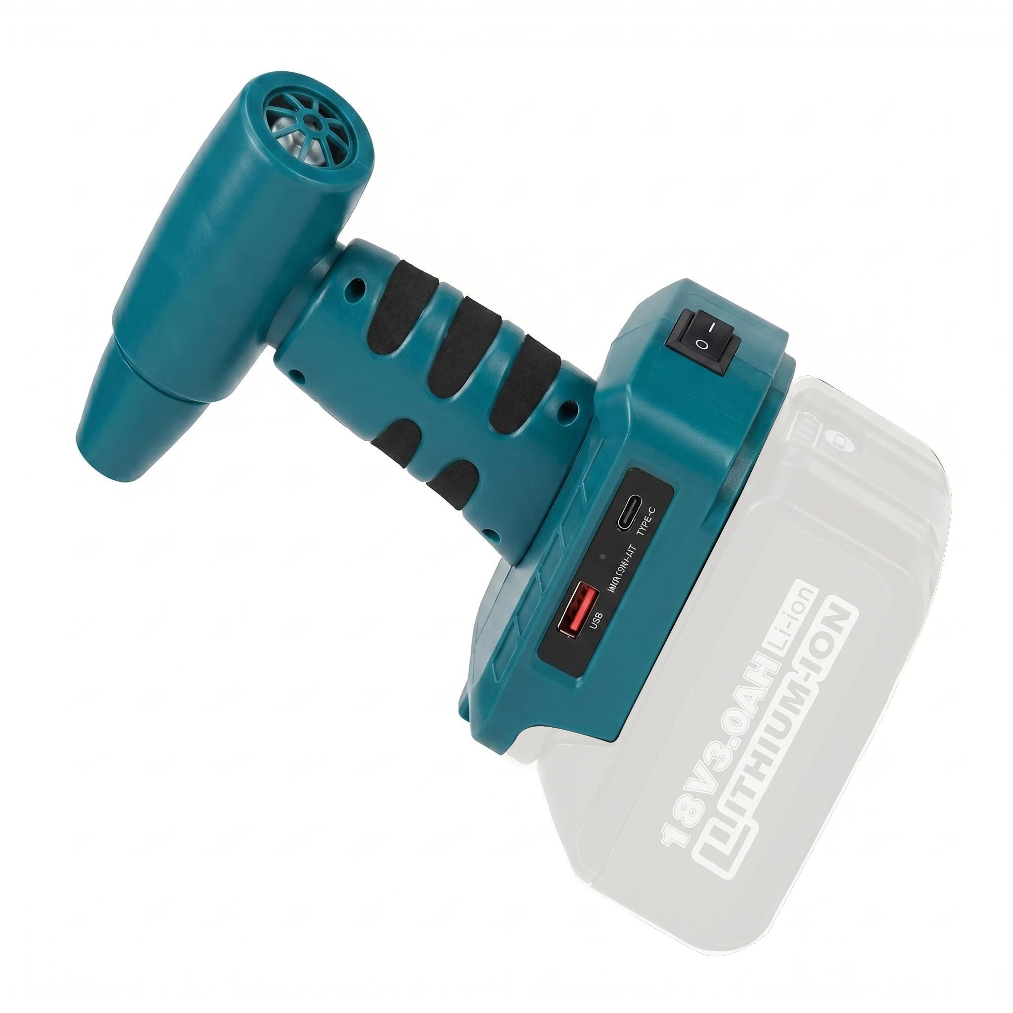 Outdoor Cleaning Portable Battery Powered Hair Dryer for Makita 18V Battery(Not include battery)
Outdoor Cleaning Portable Battery Powered Hair Dryer for Makita 18V Battery(Not include battery)