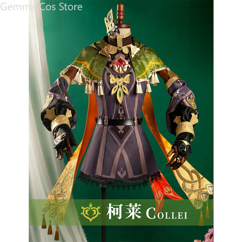 Костюм для косплея Genshin Impact Collei, Аниме игра Genshin, костюм для Хэллоуина, полный комплект
Костюм для косплея Genshin Impact Collei, Аниме игра Genshin, костюм для Хэллоуина, полный комплект