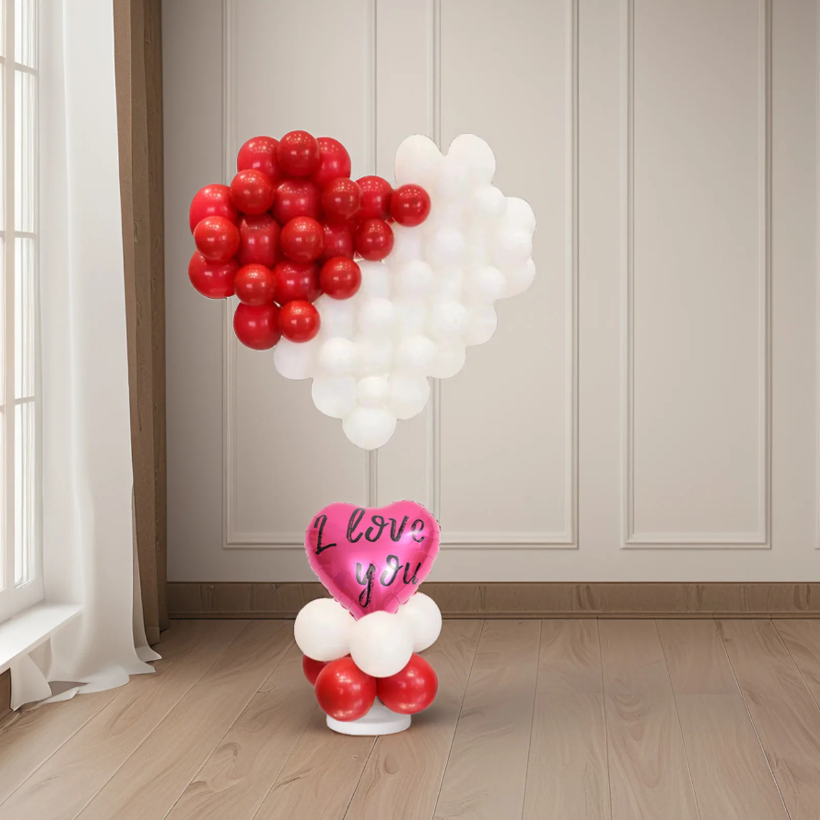 1Set Heart Shaped Balloon Arch Stand Easy Assemble Display Frame for Wedding Birthday Party Decoration Balloon Holder Kit
1Set Heart Shaped Balloon Arch Stand Easy Assemble Display Frame for Wedding Birthday Party Decoration Balloon Holder Kit
