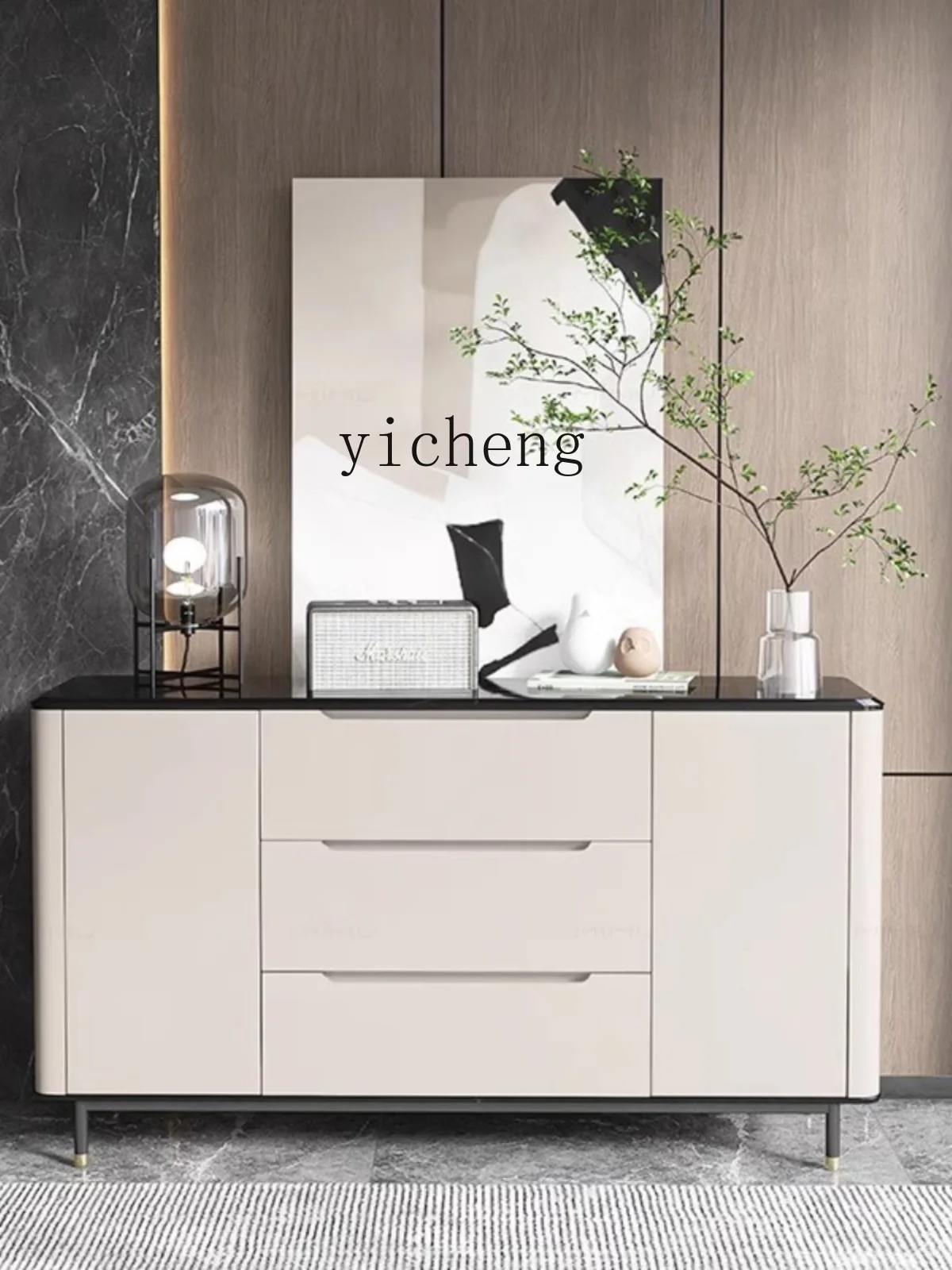 ZZ Solid Wood Sideboard Marble Living Room Entrance Cabinet Hallway Partition Modern Minimalist Locker
ZZ Solid Wood Sideboard Marble Living Room Entrance Cabinet Hallway Partition Modern Minimalist Locker