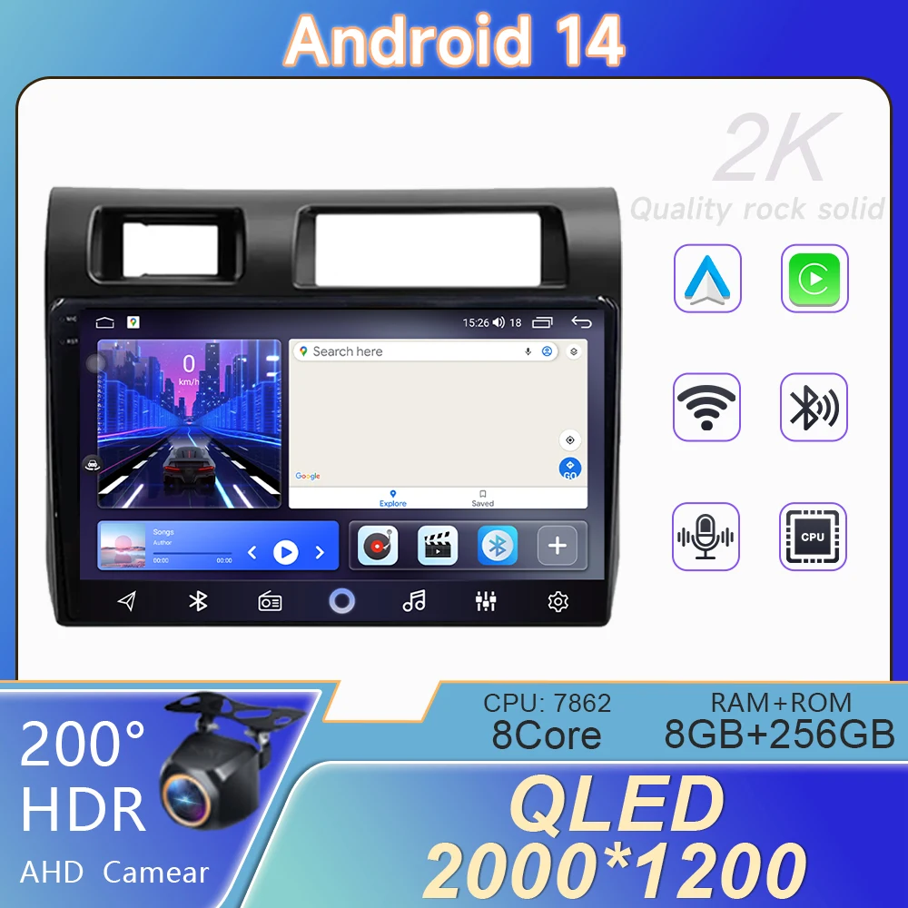 4G For Toyota Pickup Land Cruiser LC Series 2007 - 2020 Car Radio GPS Navigation Multimedia Player Android Auto WIFI No 2din DVD
4G For Toyota Pickup Land Cruiser LC Series 2007 - 2020 Car Radio GPS Navigation Multimedia Player Android Auto WIFI No 2din DVD