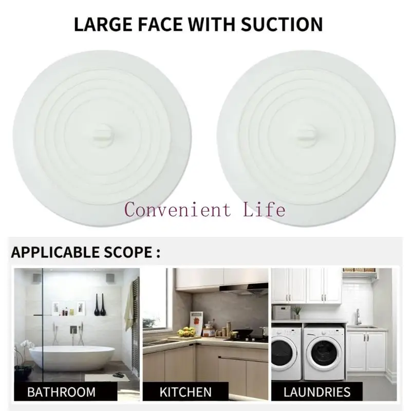 L1EE 2pcs/set Drain Cover Soft & Long Service Solution Bathtub Drain Cover Universal Bathroom Drain Cover for Bathtubs Sinks
L1EE 2pcs/set Drain Cover Soft & Long Service Solution Bathtub Drain Cover Universal Bathroom Drain Cover for Bathtubs Sinks