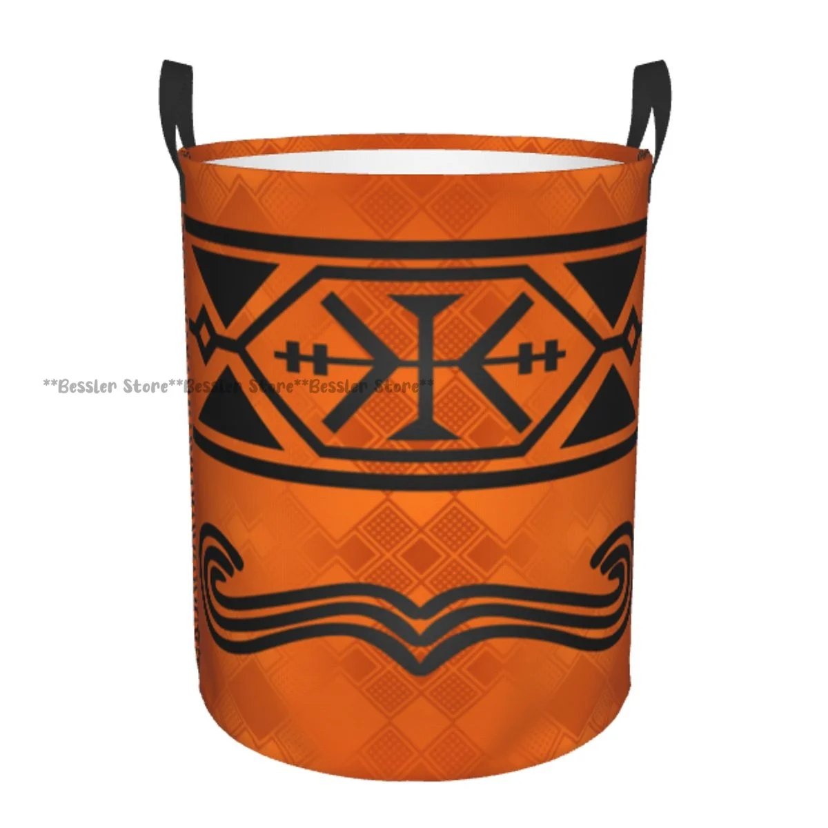 Laundry Basket African Illustration Round Storage Bin Collapsible Hamper Clothes Bucket Organizer
Laundry Basket African Illustration Round Storage Bin Collapsible Hamper Clothes Bucket Organizer