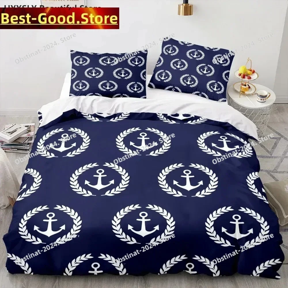 2025 Top Ship Anchor Nautical 3D Duvet Cover Sea Pillowcases Quilt Cover Home Decor Gift Fashion Twin Queen King For Bedding Set
2025 Top Ship Anchor Nautical 3D Duvet Cover Sea Pillowcases Quilt Cover Home Decor Gift Fashion Twin Queen King For Bedding Set