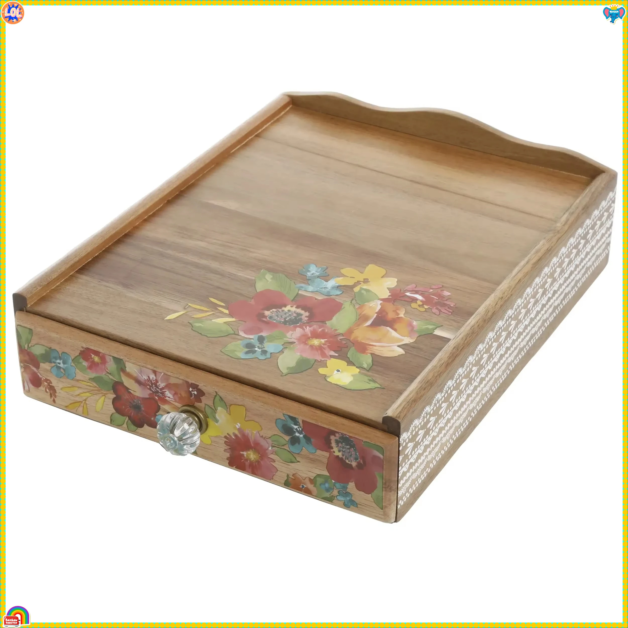 Деревянный органайзер для капсул для кофе с 4 отделениями — ящик 14x11 дюймов с цветочным узором — 4-секционное хранилище для K-Cups и капсул
Деревянный органайзер для капсул для кофе с 4 отделениями — ящик 14x11 дюймов с цветочным узором — 4-секционное хранилище для K-Cups и капсул