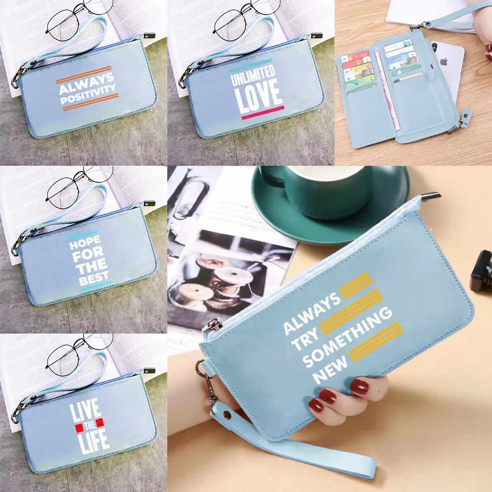 Phrase Pattern Long Zipper Wallet Large Capacity Multi-card Bag Outdoor Coin Purse Stylish Lightweight Multifunctional Wallet
Phrase Pattern Long Zipper Wallet Large Capacity Multi-card Bag Outdoor Coin Purse Stylish Lightweight Multifunctional Wallet