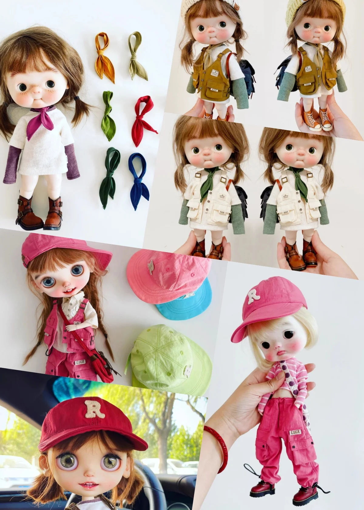 【No Figure】Pre-sale Handmade Female Doll's Clothing Accessories Bright-colored Scarf Baseball Cap Fit Girl Action Body Toys
【No Figure】Pre-sale Handmade Female Doll's Clothing Accessories Bright-colored Scarf Baseball Cap Fit Girl Action Body Toys